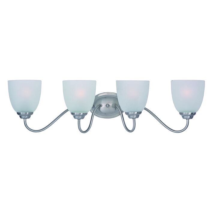 Maxim Lighting Stefan 4 Light Bathroom Vanity Light in Satin Nickel