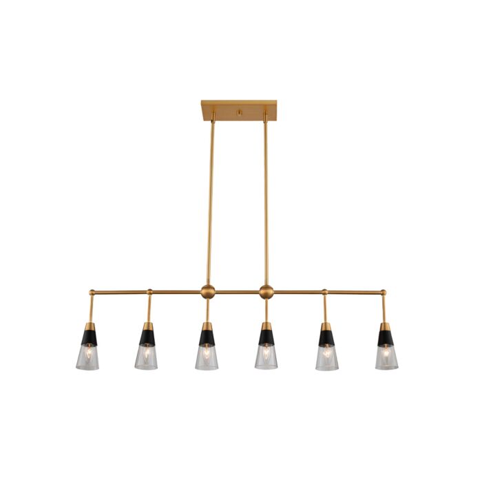 Six Light Island Pendant by Kalco
