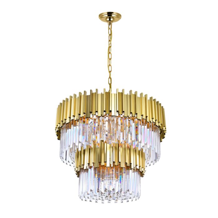 12 Light Chandelier by CWI Lighting