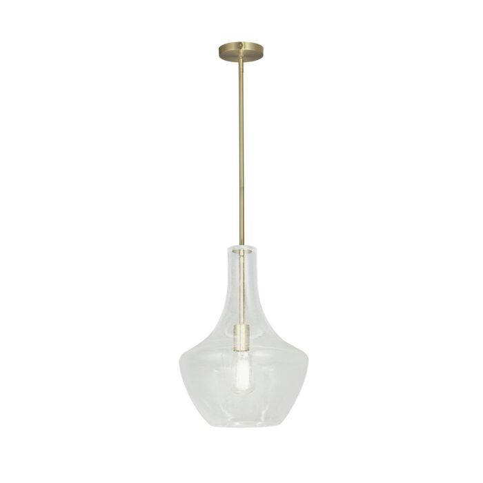 Fusion 1-Light Pendant in Brass