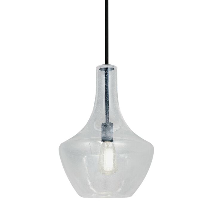 Fusion 1-Light Pendant in Black