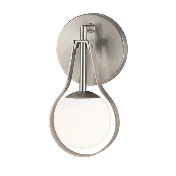 Fusion 1-Light Wall Sconce in Pewter