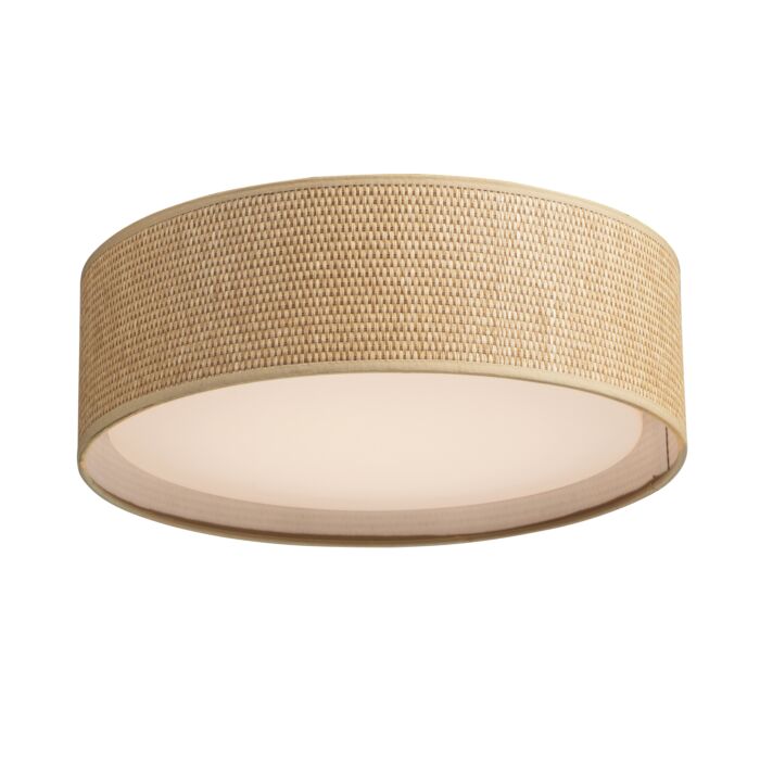 Maxim Prime 3 Light Ceiling Light in Grass Cloth