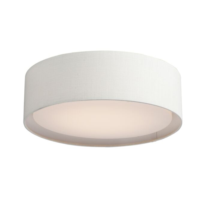 Maxim Prime 3 Light Ceiling Light in Oatmeal Linen