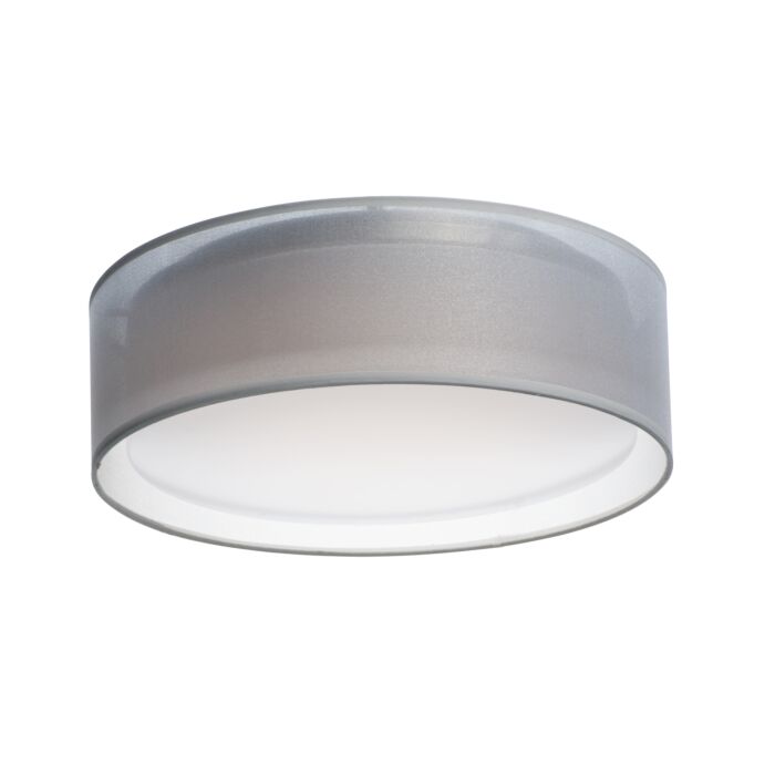 Maxim Prime 3 Light Ceiling Light in White Organza