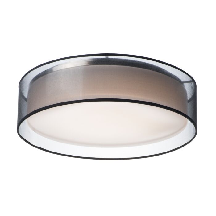 Maxim Prime 5 Light Ceiling Light in Black Organza