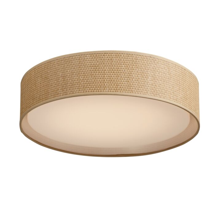 Maxim Prime 5 Light Ceiling Light in Grass Cloth
