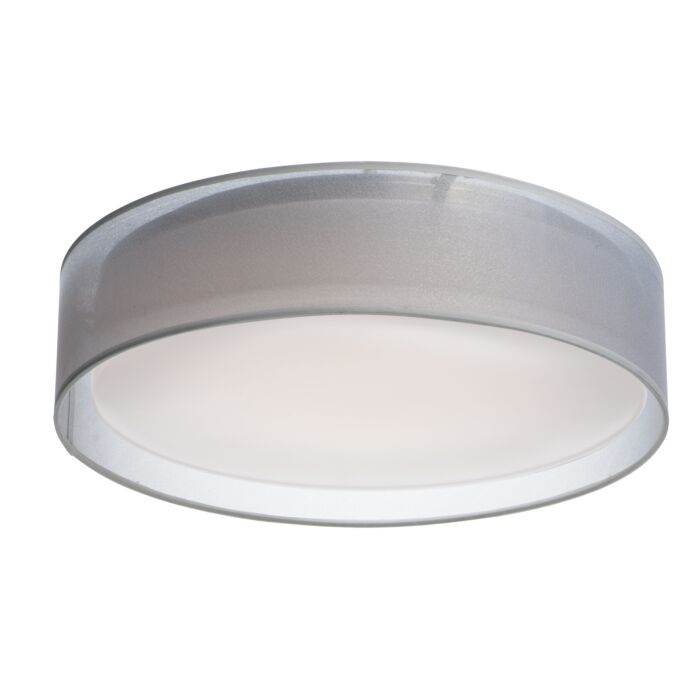 Maxim Prime 5 Light Ceiling Light in White Organza