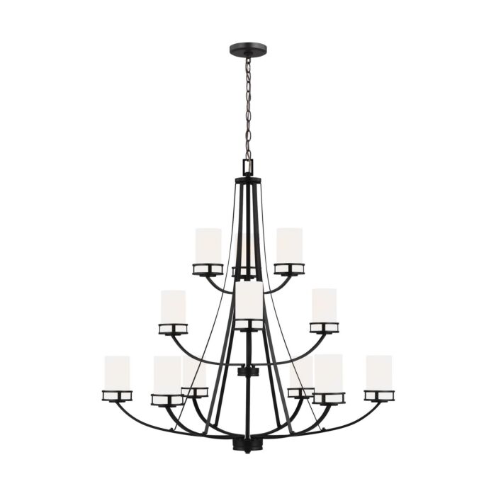 12 Light Chandelier by Generation Lighting.