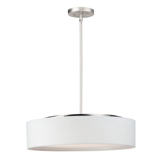 Maxim Prime 5 Light Pendant Light in Satin Nickel
