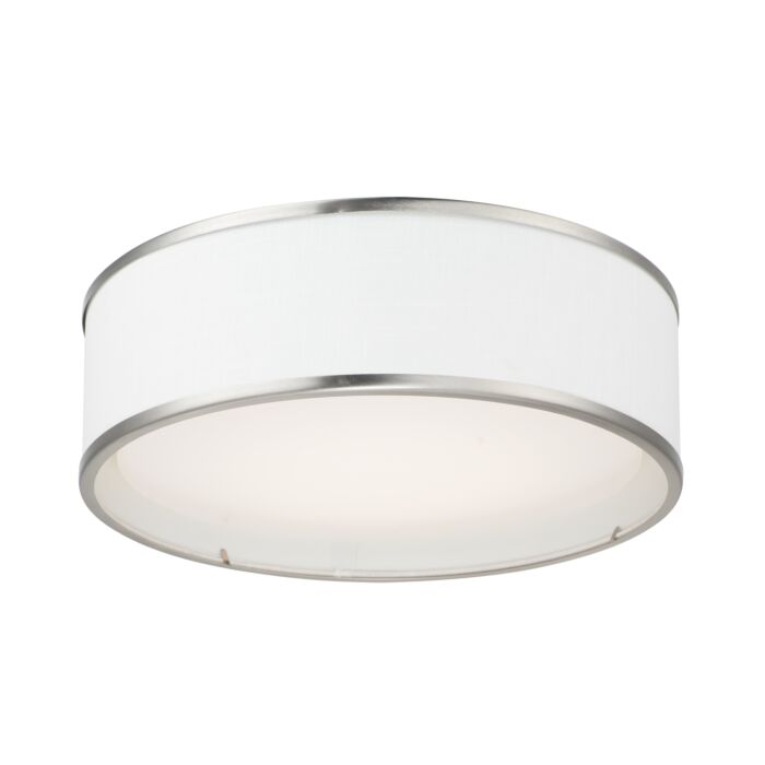 Maxim Prime Ceiling Light in Satin Nickel
