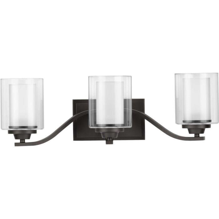 Kene 3-Light Bathroom Vanity Light in Graphite