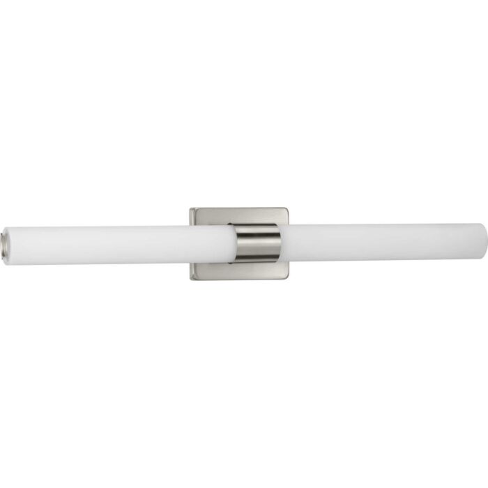 Blanco LED 1-Light LED Linear Bathroom Vanity Light in Brushed Nickel