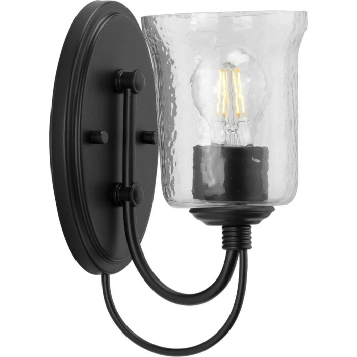 Bowman 1-Light Bathroom Vanity Light in Black