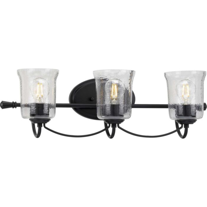 Bowman 3-Light Bathroom Vanity Light in Black