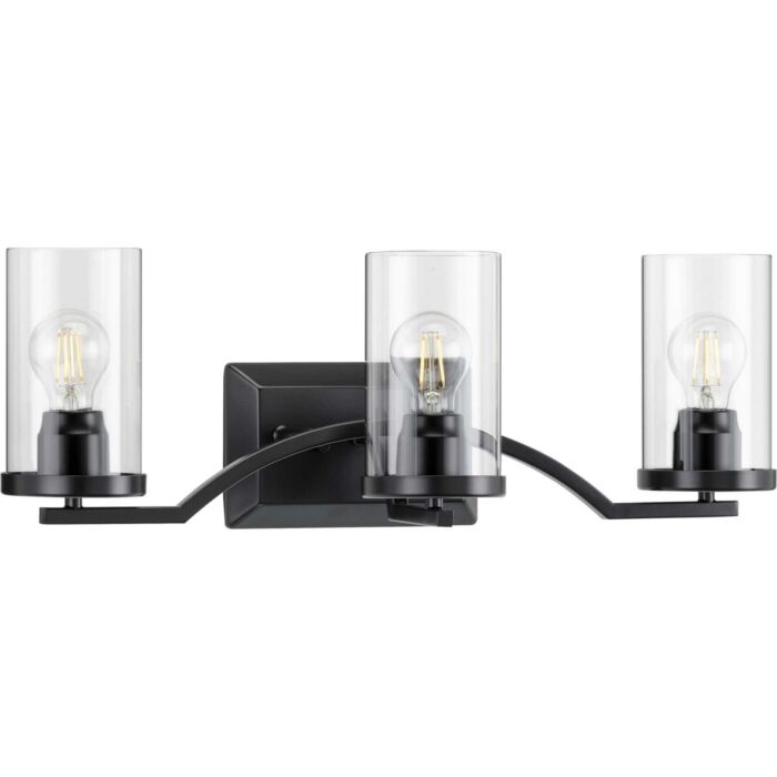 Lassiter 3-Light Bathroom Vanity Light in Black