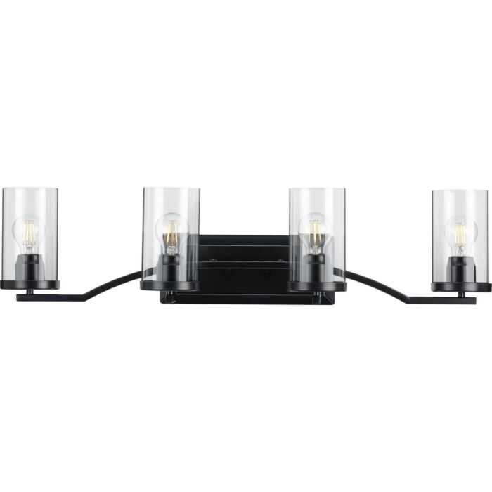 Lassiter 4-Light Bathroom Vanity Light in Black