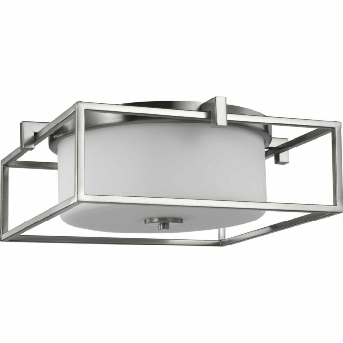 Chadwick 2-Light Flush Mount in Brushed Nickel