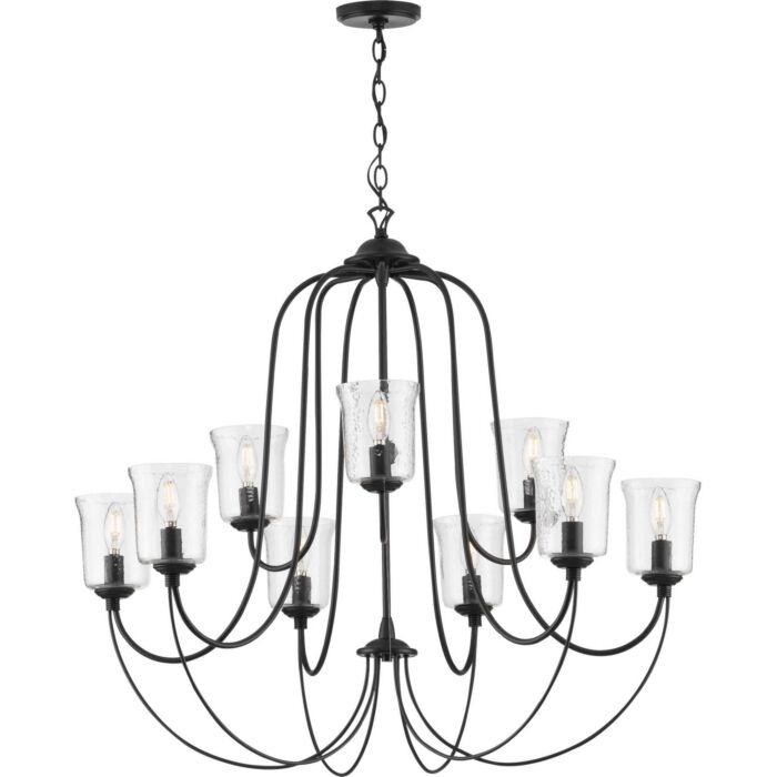 Bowman 9-Light Chandelier in Black