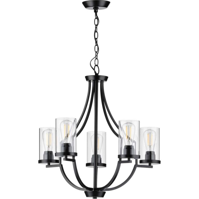 Lassiter 5-Light Chandelier in Black