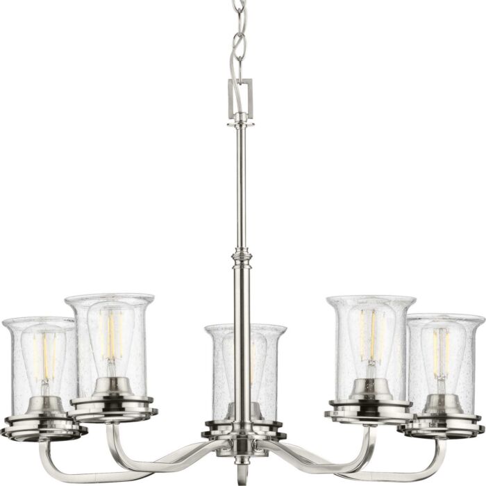 Winslett 5-Light Chandelier in Brushed Nickel