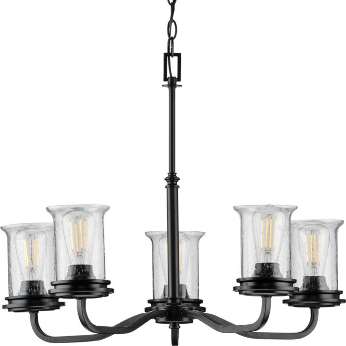 Winslett 5-Light Chandelier in Black
