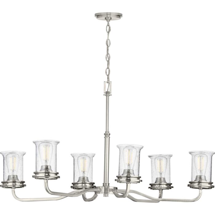 Winslett 6-Light Chandelier in Brushed Nickel