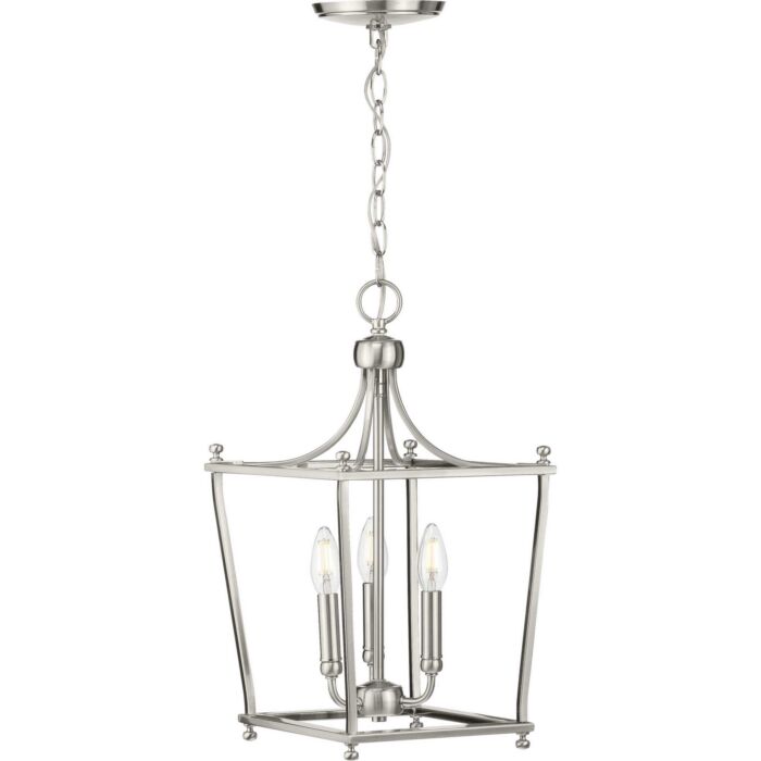 Parkhurst 3-Light Foyer Pendant in Brushed Nickel