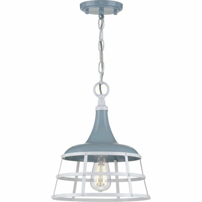 Bastille 1-Light Pendant in Coastal Blue