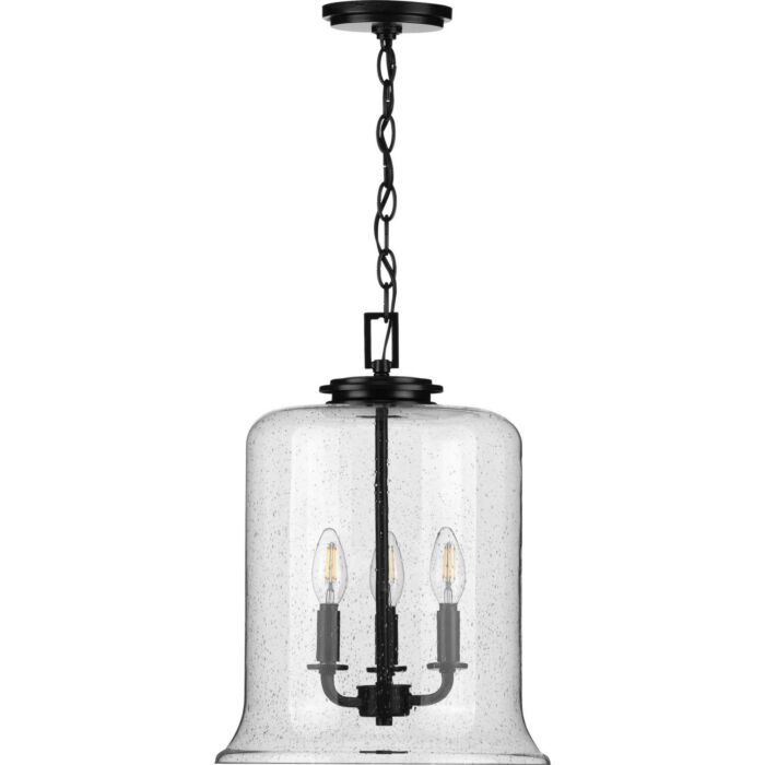 Winslett 3-Light Pendant in Black