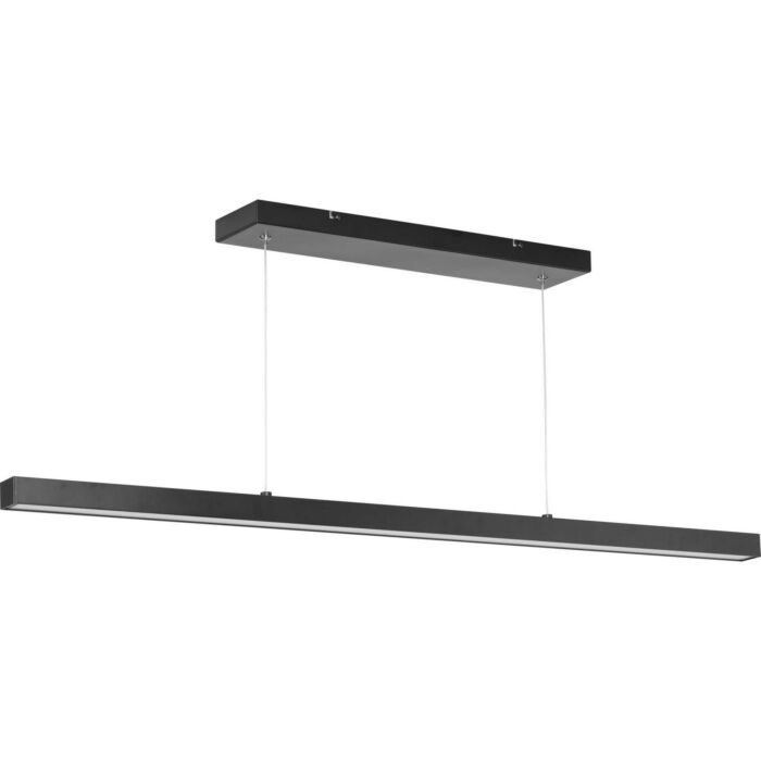 Planck LED 1-Light LED Pendant in Black