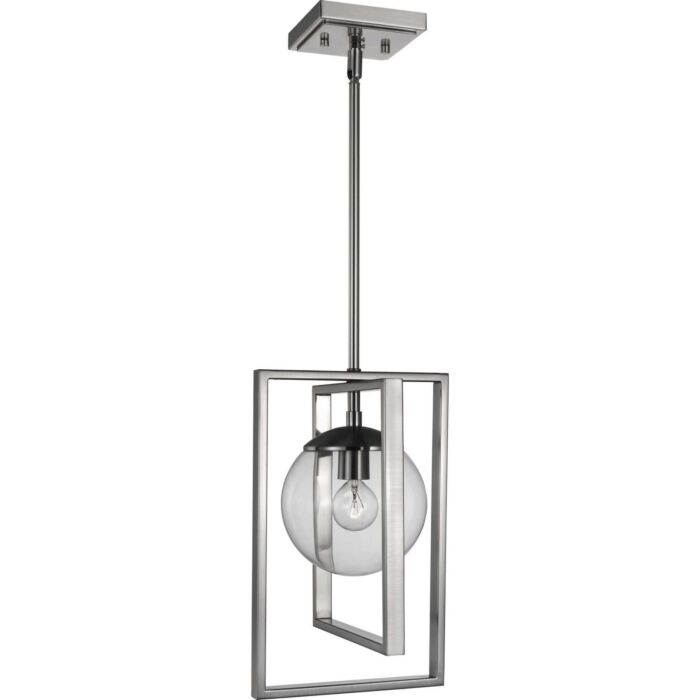 Atwell 1-Light Pendant in Brushed Nickel