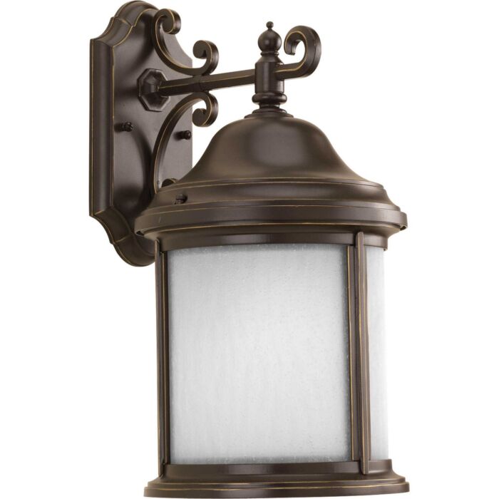 Ashmore 1-Light Wall Lantern in Antique Bronze