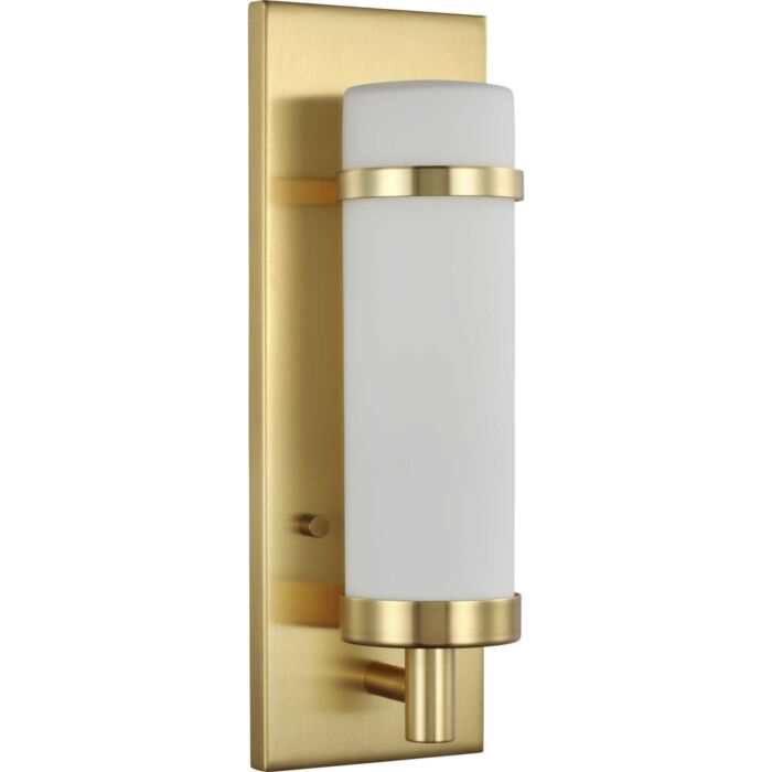 Hartwick 1-Light Wall Sconce in Satin Brass