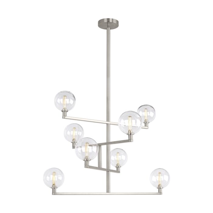 Eight Light Chandelier by Visual Comfort Modern
