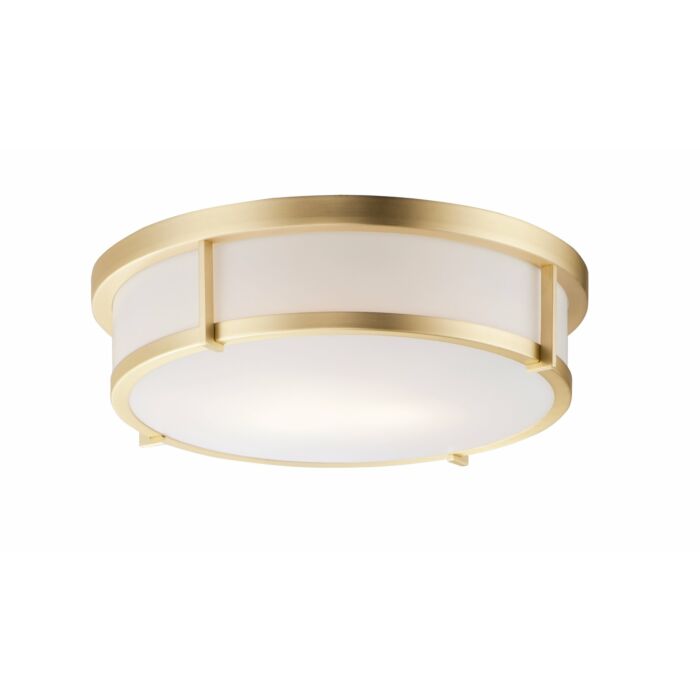 Maxim Rogue 3 Light Ceiling Light in Satin Brass