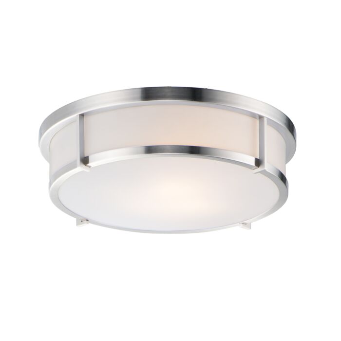 Maxim Rogue 3 Light Ceiling Light in Satin Nickel
