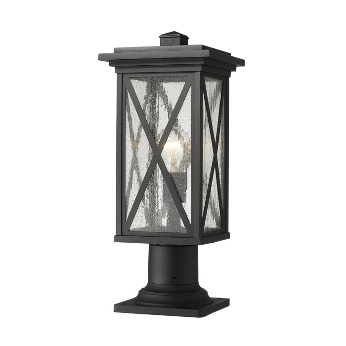 One Light Outdoor Pier Mounted Fixture