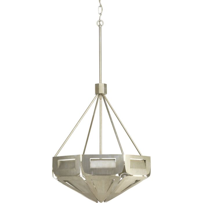 Point Dume-Yerba 4-Light Pendant in Silver Ridge