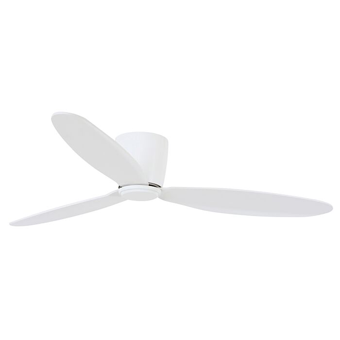Radar 52in Hugger Ceiling Fan in White