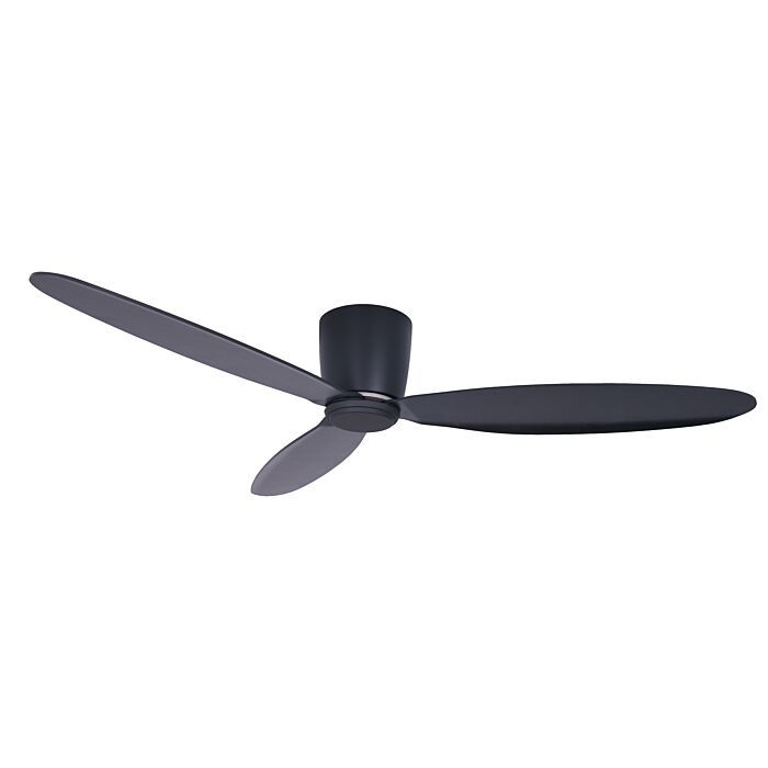 Radar 52in Hugger Ceiling Fan in Black