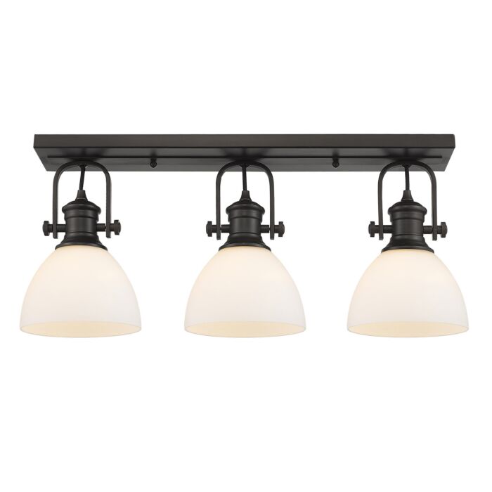 Three Light Semi-Flush Mount by Golden