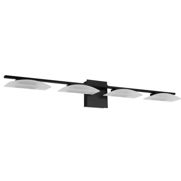 Matrass 3 4-Light LED Vanity Light in Matte Black