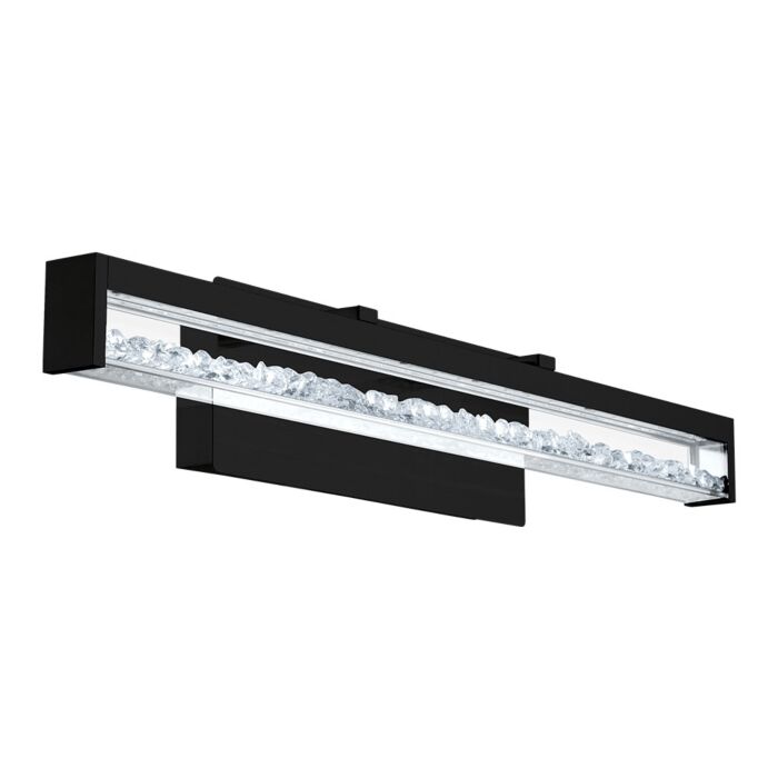 Cardito 1-Light LED Vanity Light in Matte Black