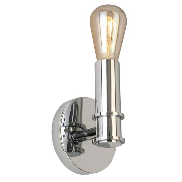 Drucker 1-Light Wall Sconce in Chrome
