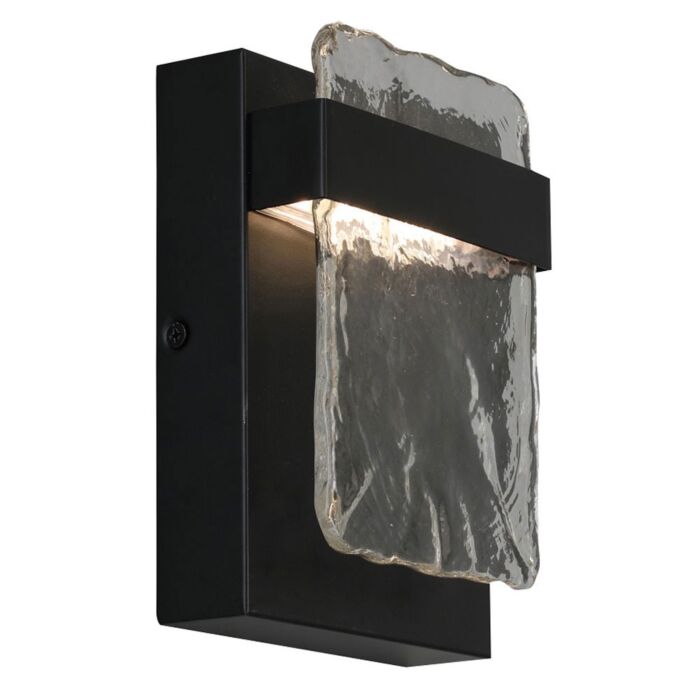 Madrona 1-Light LED Outdoor Wall Light in Black