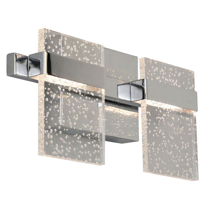 Madrona 2-Light LED Bathroom Vanity Light with Vanity Light in Chrome