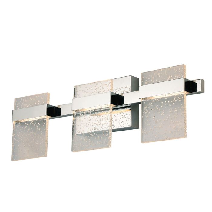 Madrona 3-Light LED Bathroom Vanity Light with Vanity Light in Chrome