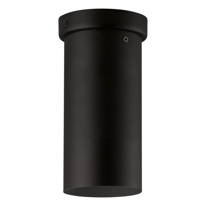 Tortoreto 1-Light Ceiling Mount in Matte Black