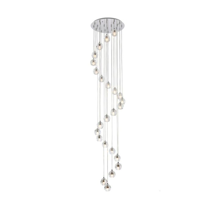 Eren 24-Light LED Pendant in Chrome